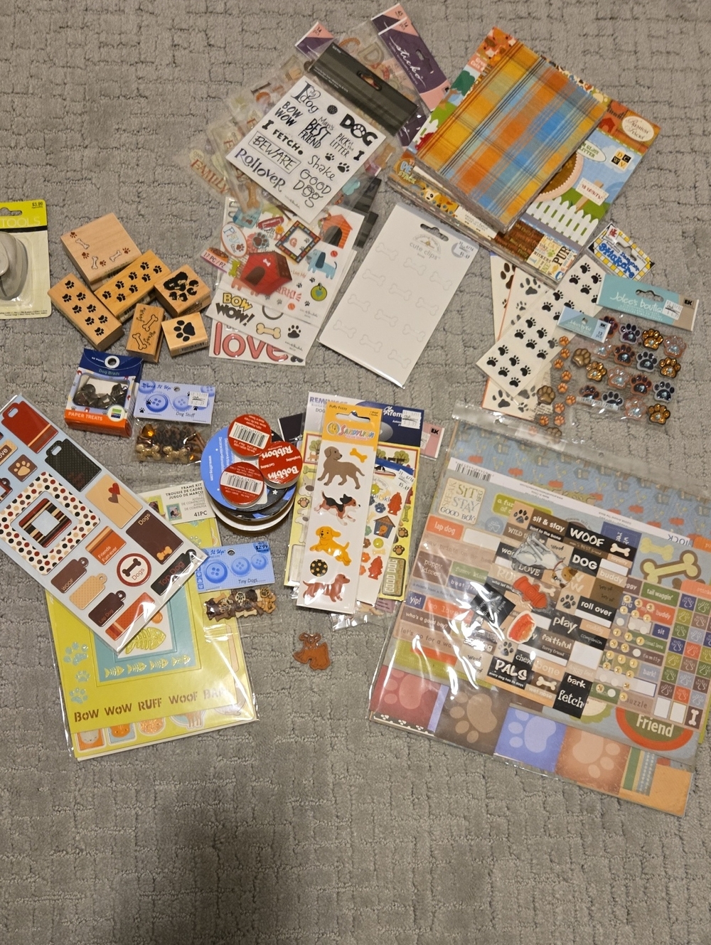 Dog Themed Crafting Bundle NWT